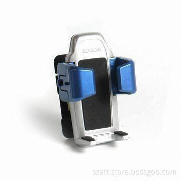Mobile Phone Holder in Reasonable Design, Easily Attaches on Dashboard with Double-side Tape